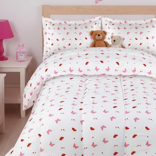 Utopia Bedding 3 Pc Kids Twin Comforter Set, Butterfly