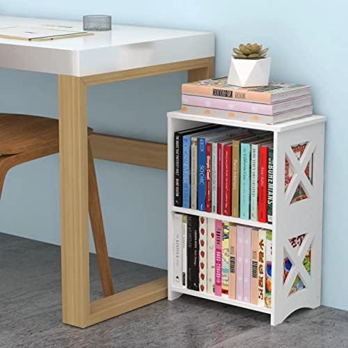 3-Tiers Side Table, Narrow End Table, Minimalist Bedside Tables Nightstand.