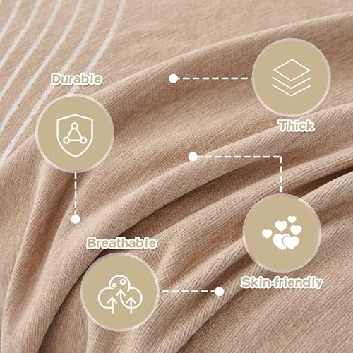 MEETSKY Couch Cover Sofa Cover Washable,Chenille Sofa Covers for 2 Cushion Couch Sofa, Sofa Slipcover Loveseat Pet Couch Covers for Sectional Sofa, 71" X118"