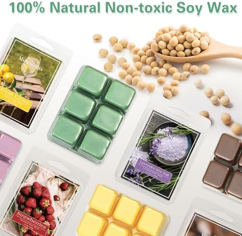 Summer Scented Wax Melts,Natural Soy Wax Cubes for Wax Warmer