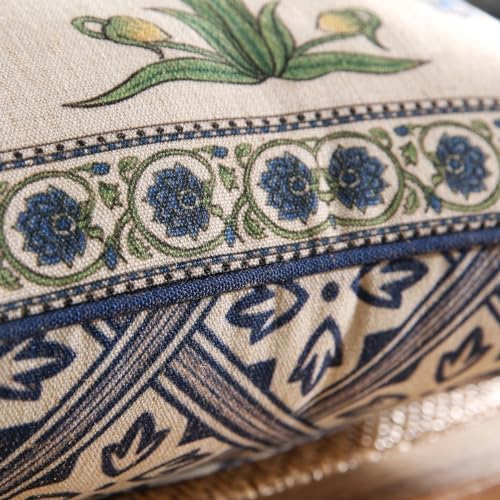 patdrea Designer French Vintage Throw Pillow Cover,18"x18"