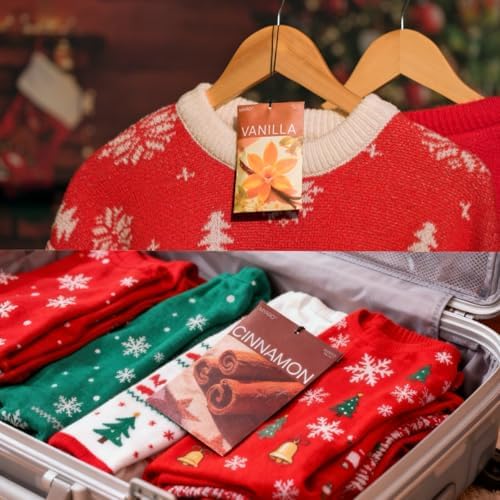 MYARO 20 Pack Assorted Warm Scented Sachets, Closet Deodorizer Freshener