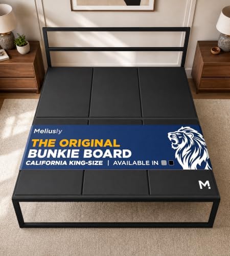 Original Bunkie Board California King (72x84) - Under Bed Support, Black