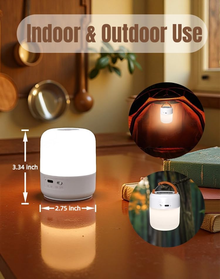 Portable Baby Night Light, 3 Colors Egg Light for Nursery, Mini Bedside Table Lamp for Adults, Touch Control & Eye Caring & Rechargeable Dimmable LED Lamp for Nursing, Boy, Girl, Toddler