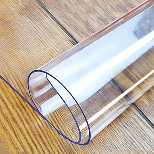 LovePads Clear Desk Mat 17 x 36 in, 2mm Thick Plastic Table Cover Protector