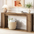 karlott 70.9" Long Console Table, Farmhouse Entryway Table, Fulton Pine