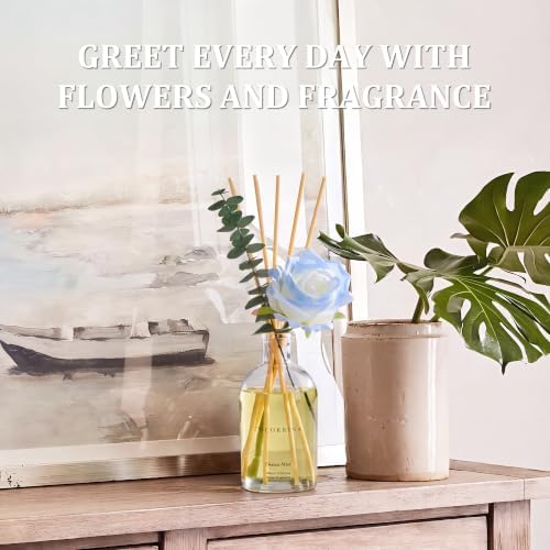 COCORRÍNA Reed Diffuser Ocean Mist Scent 6.76 fl oz Home Bathroom Fragrance