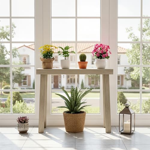 Plank+Beam Classic Console Table, 36 Inch, Seashell