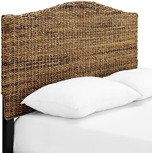Crosley Furniture Serena Rattan Bed Headboard, King