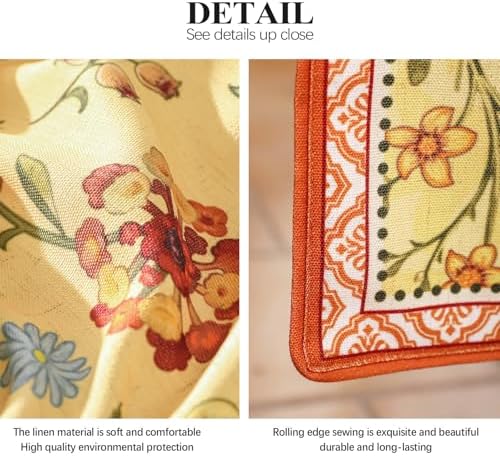 bilin gaier Designer French Vintage Extra Long Table Runner,118"x12"
