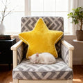 Star Pillow - 22 Inches Decorative Pillows Cozy Room Décor Large Throw Pillow Accent Floor Cushion Yellow