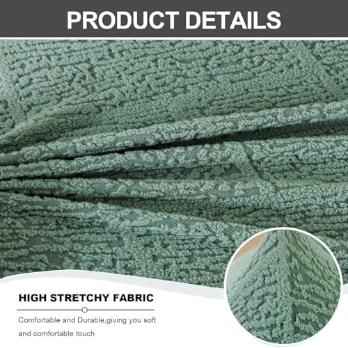 Eco-Ancheng Armless Chair Slipcover Removable Armless Accent Chairs Covers Washable Armless Slipper Chair Slipcover Printed Armless Chair Furniture Protector Covers for Living Dining Room Hotel