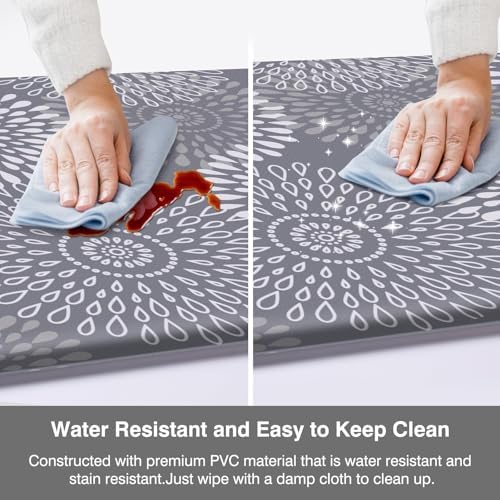 LuxStep Kitchen Mats for Floor,Cushioned Rug Anti-Fatigue for Kitchen Decor