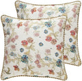 patdrea Designer French Vintage Pillow Cover,18"x18",Set of 2