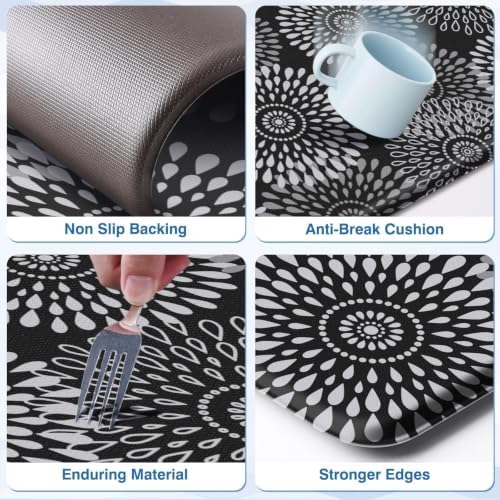 LuxStep Kitchen Mats for Floor,Cushioned Rug Anti-Fatigue for Kitchen Decor