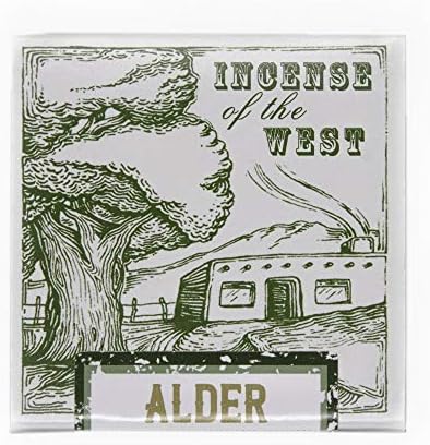 Incienso de Santa Fe - Alder Natural Wood Incense Bricks Without Holder, 40 Count - Made in the USA