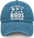 That's What I Do I Watch Birds and I Know Things Hats Youth Golf Hat Pigment Black Womens Beach Hat Gifts for Mom