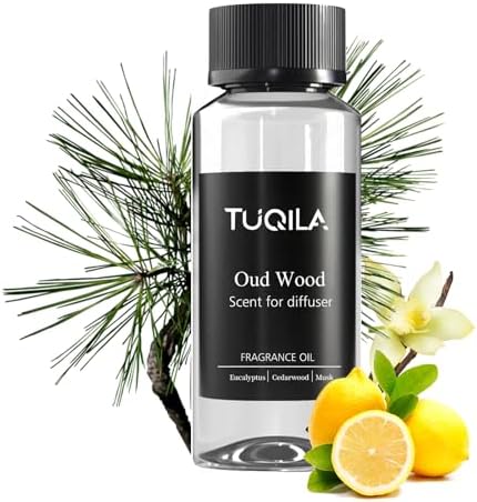 Waterless Diffuser Oil Oud Wood, Essential Scent Oils 120ml
