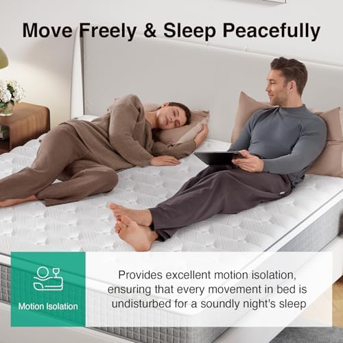 Novilla Queen Mattress 10 Inch,Hybrid Queen Size Gel Memory Foam Mattress