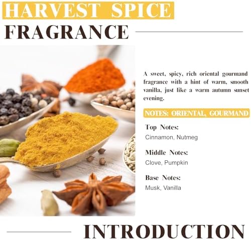 EUQEE Harvest Spice Fragrance Oil 2.02 Fl oz/ 60ml