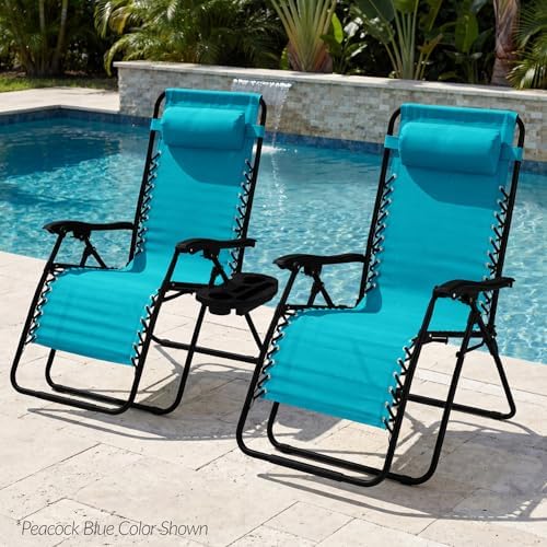 Best Choice Products Set of 2 Extra Wide Zero Gravity Chair Recliner