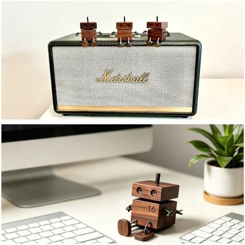 Car Air Fresheners Cute Shaking Wooden Man Figurine Diffuser For Car Dashboard Reusable Air Freshener Gifts Car Vent Clip Car Odor Eliminator Fun Car Accessories Gift