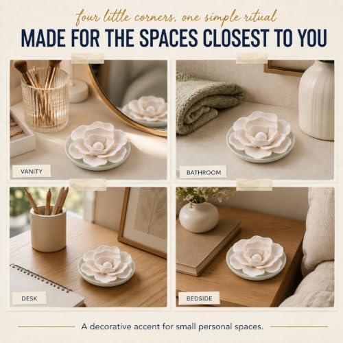 Passive Diffuser for Essential Oil-Ceramic Diffuser (Gardenia)