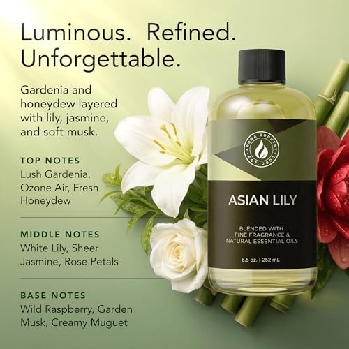 Aroma Country Asian Lily Luxury Diffuser Oil Refill (8.5 Fl Oz)