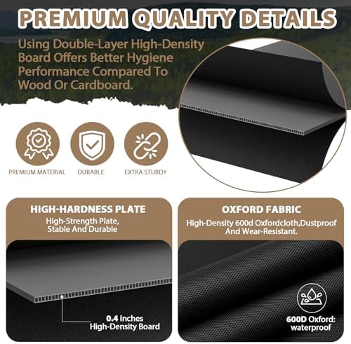 Heavy Duty Bunkie Board Queen Size 60"x80",10MM Bed Support Board