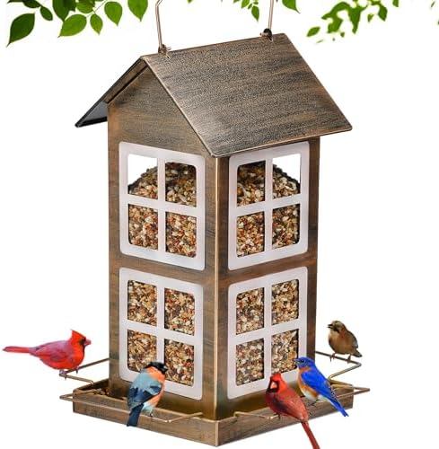 Bird Feeder, Waterproof Bird Feeders for Outdoor Hanging