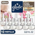 Glade PlugIns Air Freshener Refills, Sheer Vanilla, 10 Count