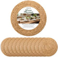 13" Round Woven Placemats Set of 12, Plate Chargers for Dining Table