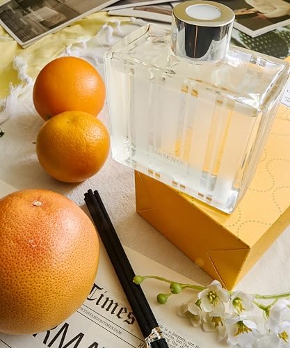 M&SENSE Reed Diffuser Set, Citrus Zest, 7.04 oz Natural Essential Oil