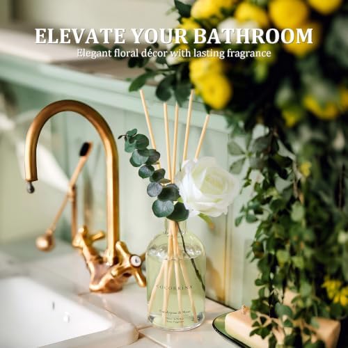 COCORRÍNA Reed Diffuser Eucalyptus Moss 6.76 fl oz Home Bathroom Fragrance