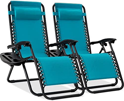 Best Choice Products Zero Gravity Chair Recliner, Peacock Blue