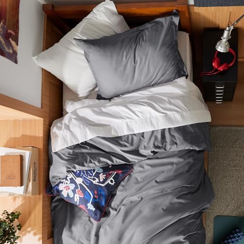 Bedsure Twin/Twin XL Duvet Cover, Double Brushed Bedding Set, Dark Grey