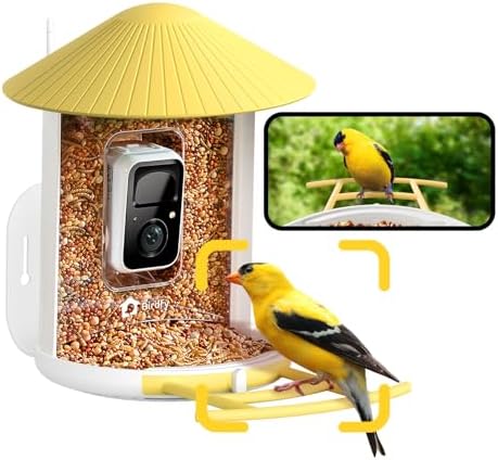 NETVUE by Birdfy Smart Bird Feeder with Camera for Outdoor, AI Bird ID