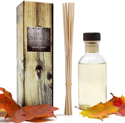Urban Naturals Reed Diffuser Set, Autumn Woods - Bathroom Shelf Décor