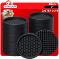 Non Slip Furniture Pads for Hardwood Floors - 16PCS 2" Caster Cups, Round