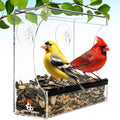 Clear Window Bird Feeder for Outdoors, Bird Houses with Strong Suction Cups