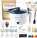 Electric Candle Making Kit for Adult with Mold and Wick Inserting Tool