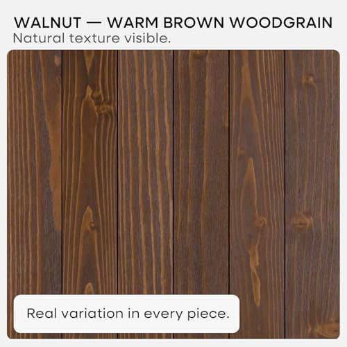 Homeforia 20 Inch Floating Shelves, High-End Solid Pine Wood, Set of 2