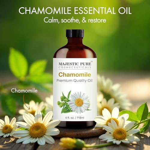 Majestic Pure Chamomile Essential Oil for Diffuser - 4 Fl Oz