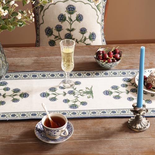 patdrea Designer Elegant French Fall Table Runner,12"X87"