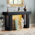 Unikito 47" Entryway Table with Sensor Light & AC Outlets with USB-C Ports