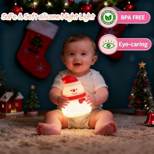 Night Light for Kids, Soft Silicone Dimmable Baby Night Lights for Nursery, Rechargeable Portable LED Bedroom Bedside Light for Baby Nursery Toddler
