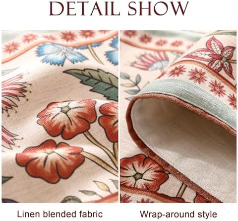 bilin gaier Designer Vintage French Table Runner,87"x12"