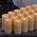 Enido Set of 24 Outdoor LED Candles, Battery Operated Flickering Waterproof Candles with 4 Remote (D2.2'' x H4''5''6'') for Halloween,Wedding,Christmas Decor(White)