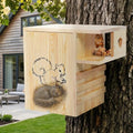 Extra Large Squirrel House for Outside, Squirrel Box with Predator Guard