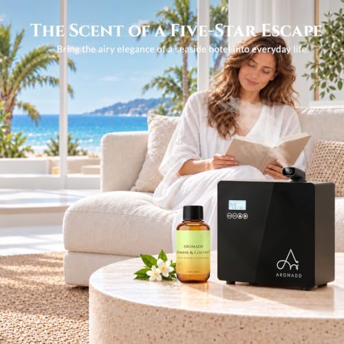 Jasmine & Coconut Diffuser Oil Inspired by Luxury Hotel Scent, 100 mL